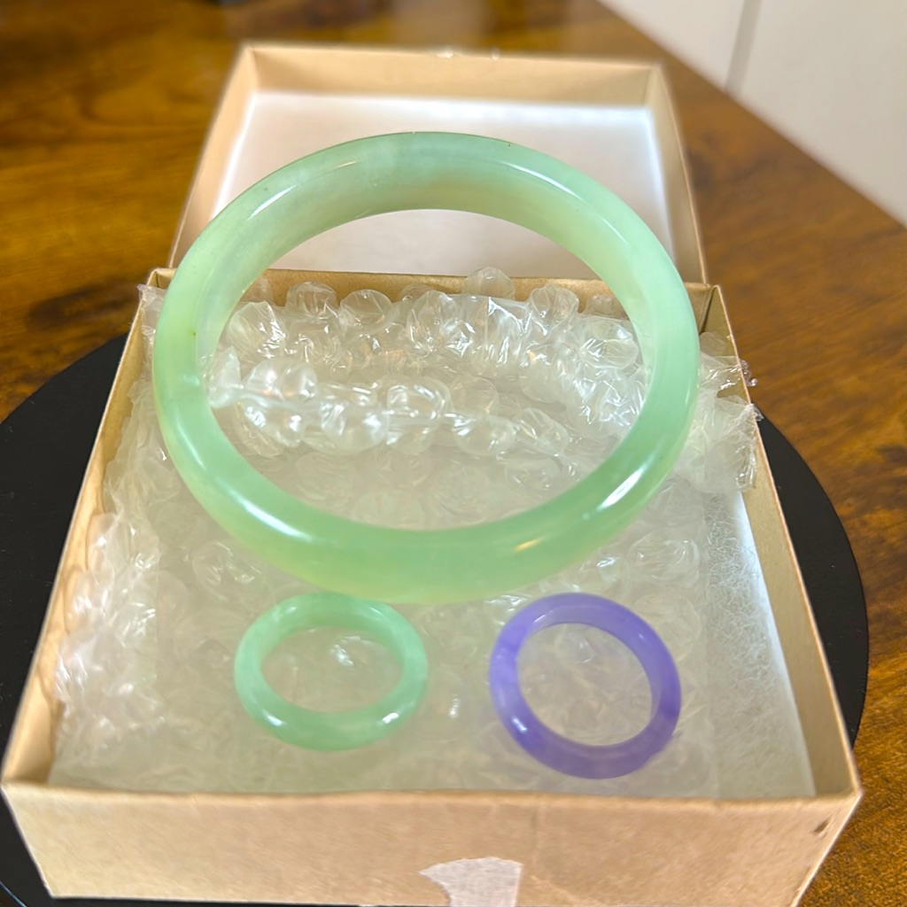 Jade Bangle Set